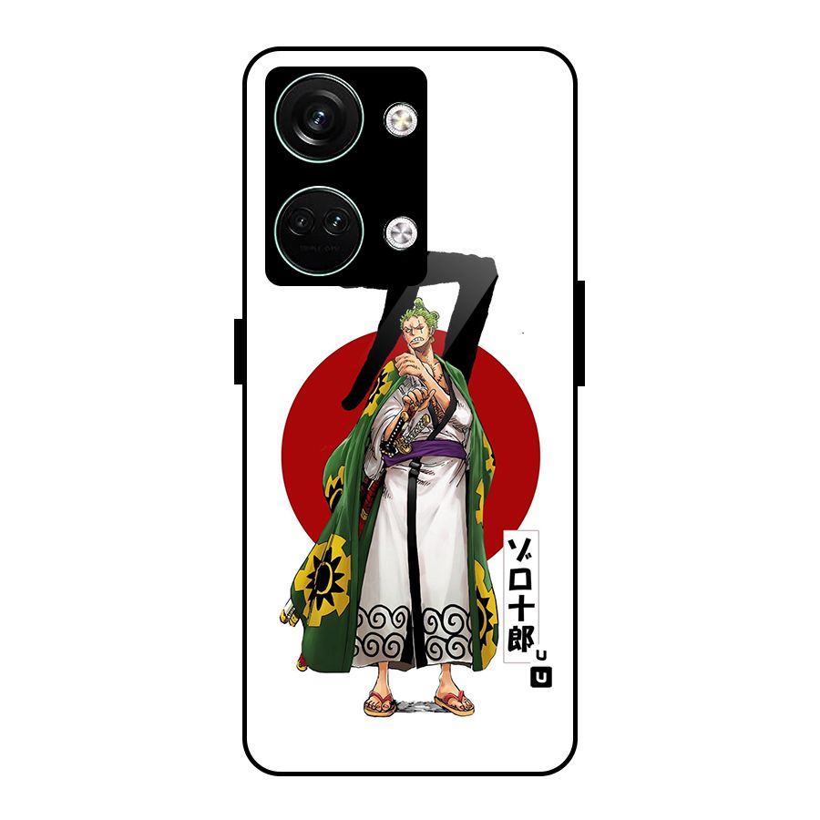 Zoro Stance Glass Back Case for Oneplus Nord 3
