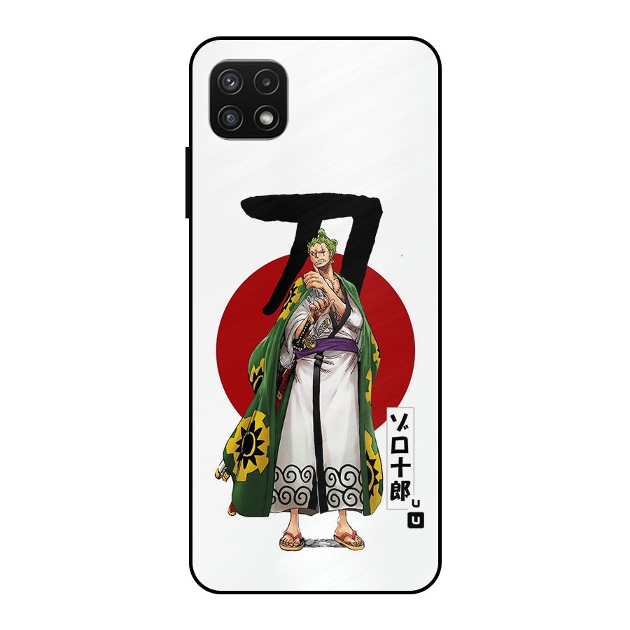 Zoro Stance Metal Back Case for Galaxy A22 5G