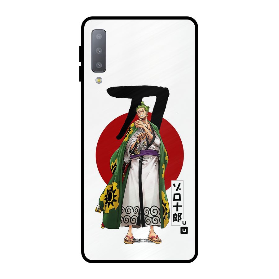 Zoro Stance Metal Back Case for Galaxy A7 (2018)