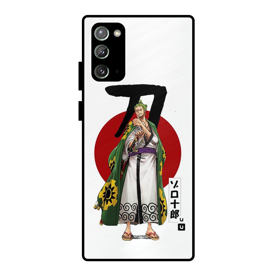 Zoro Stance Metal Back Case for Galaxy Note 20