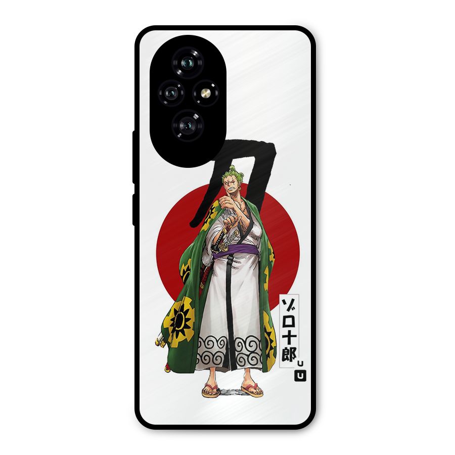 Zoro Stance Metal Back Case for Honor 200