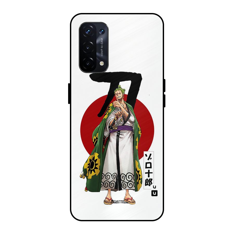 Zoro Stance Metal Back Case for Oppo A74 5G