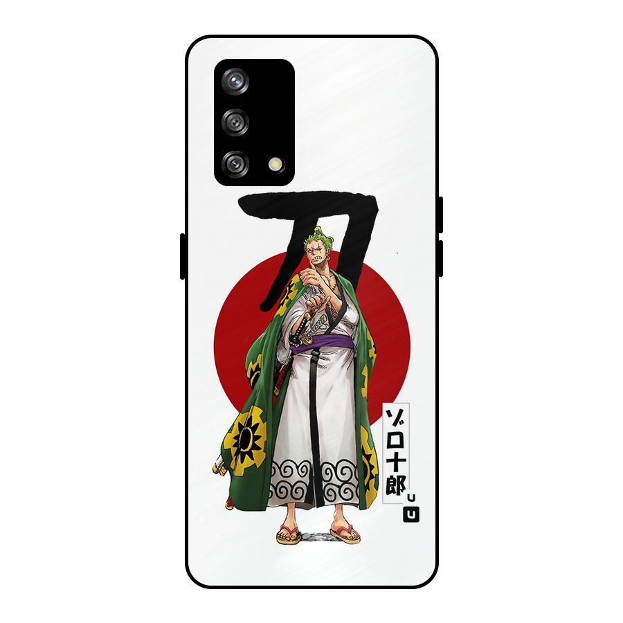 Zoro Stance Metal Back Case for Oppo F19