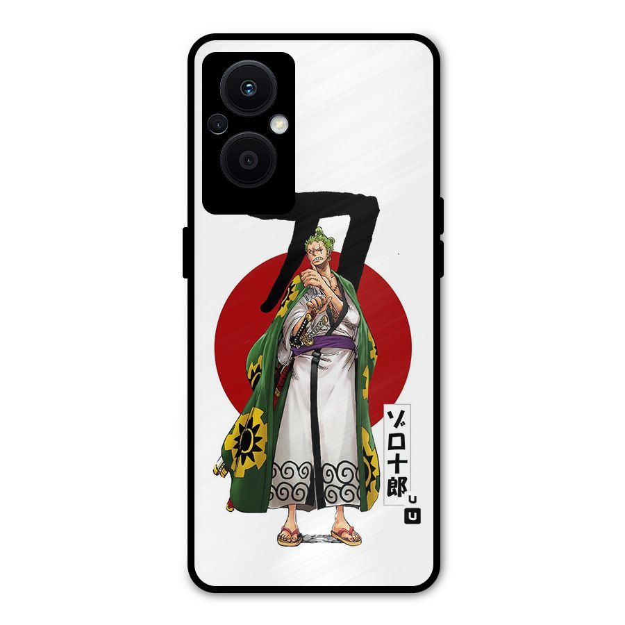 Zoro Stance Metal Back Case for Oppo F21 Pro 5G