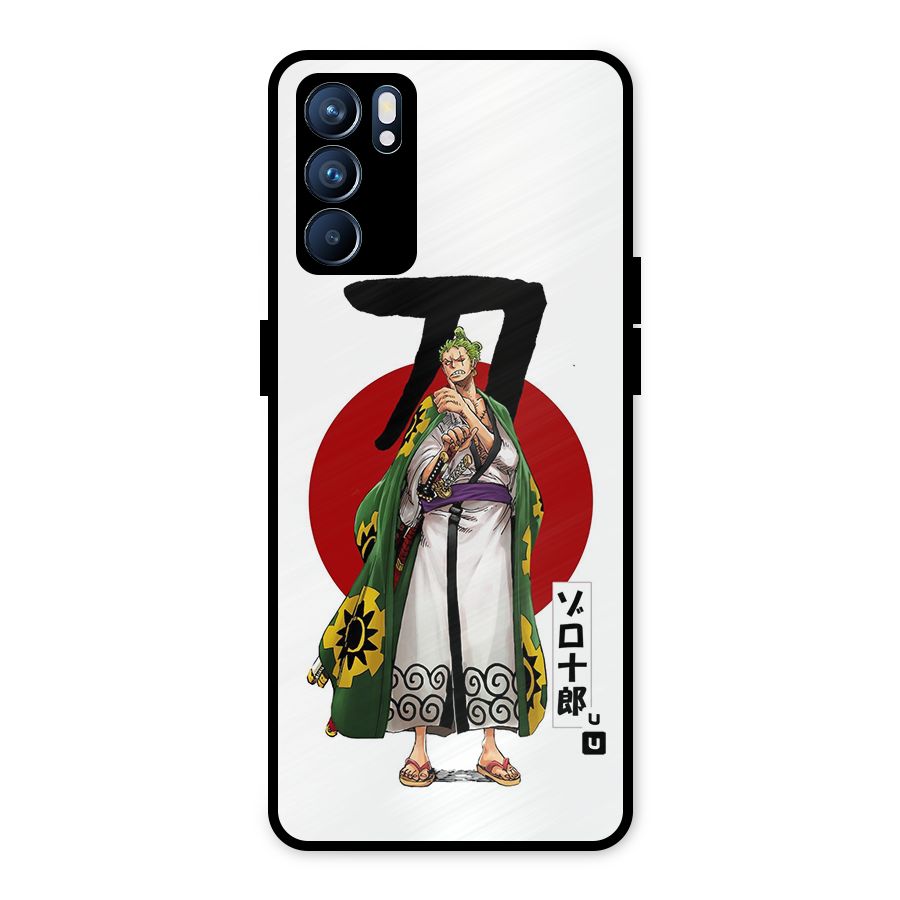Zoro Stance Metal Back Case for Oppo Reno6 5G