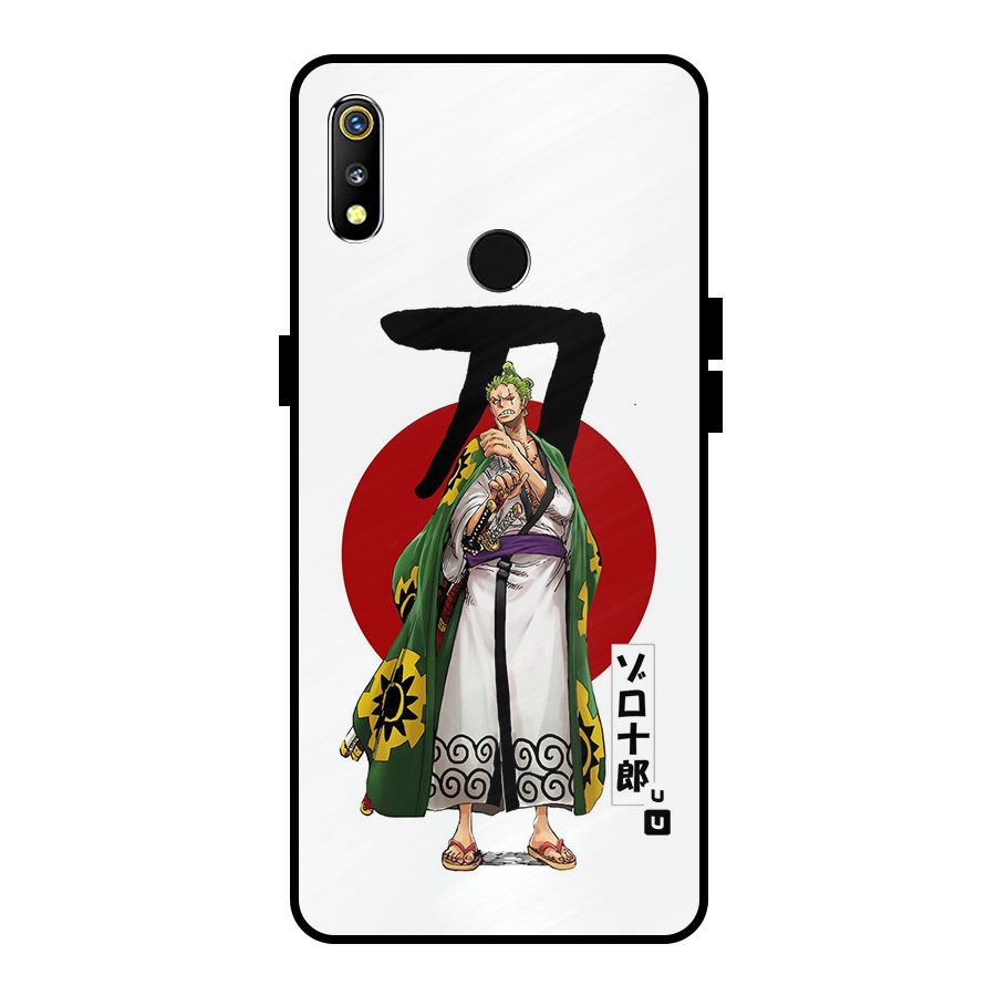 Zoro Stance Metal Back Case for Realme 3i
