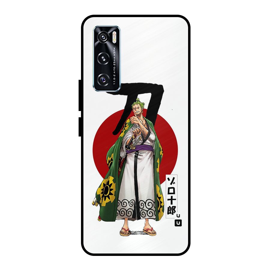 Zoro Stance Metal Back Case for Vivo V20 SE