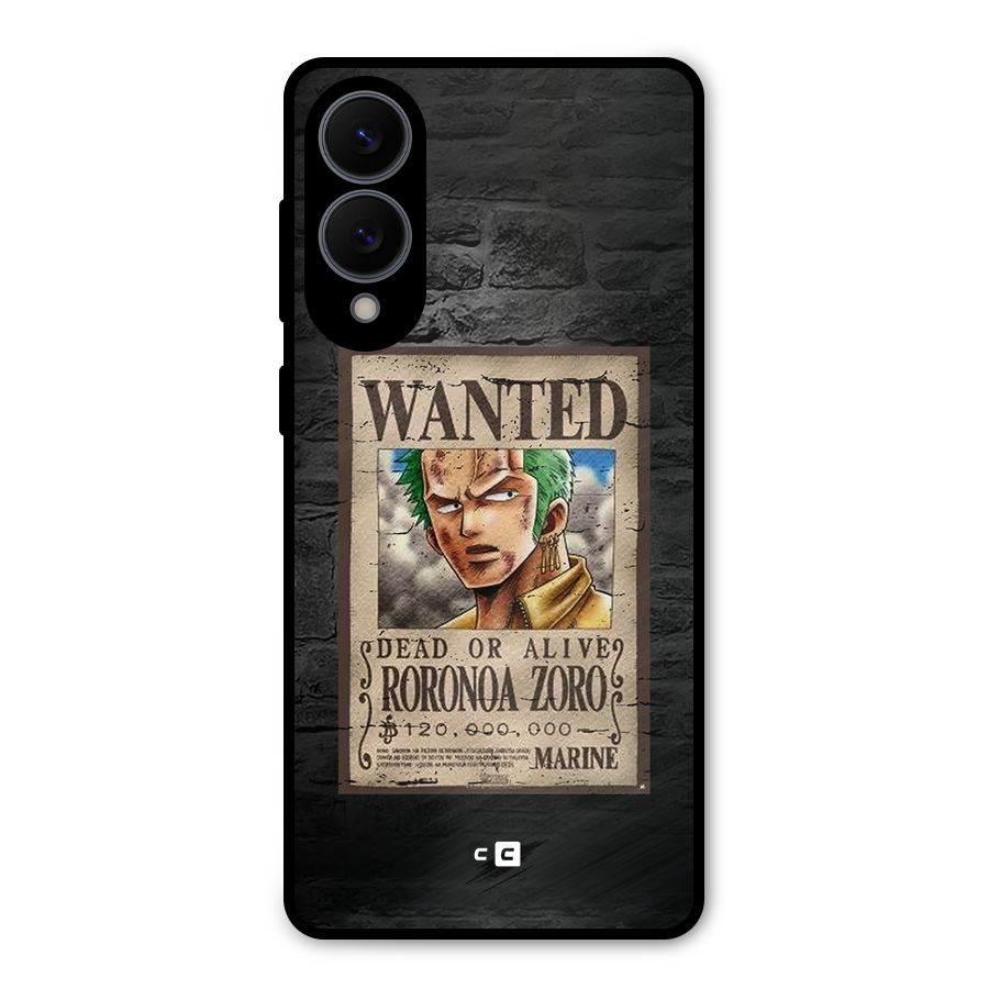 Zoro Wanted Metal Back Case for Galaxy S25 Edge