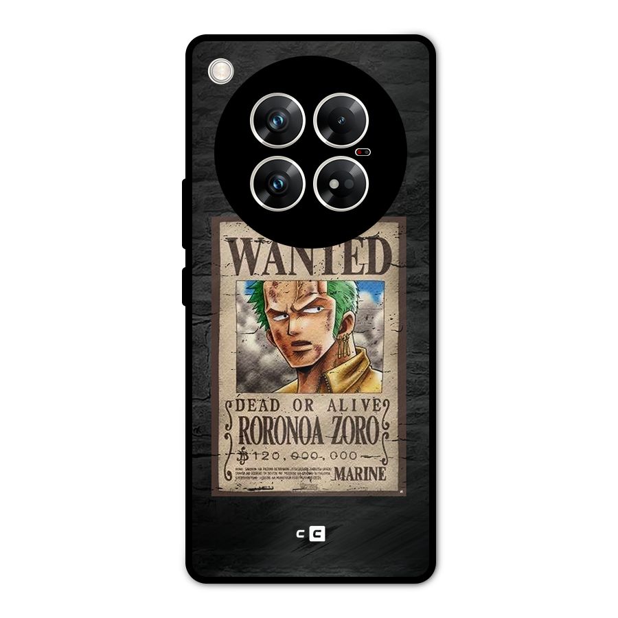 Zoro Wanted Metal Back Case for Infinix Zero 40 5G