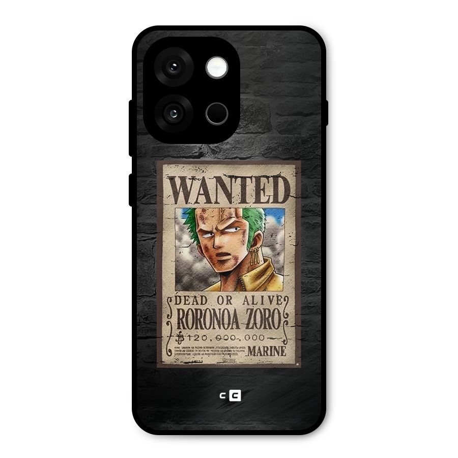 Zoro Wanted Metal Back Case for OnePlus 13s