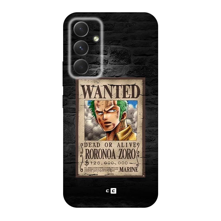 Zoro Wanted Original Polycarbonate Back Case for Galaxy A54