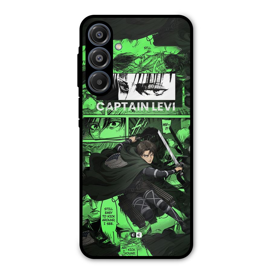 captain Levi Stance Metal Back Case for Galaxy A16 5G