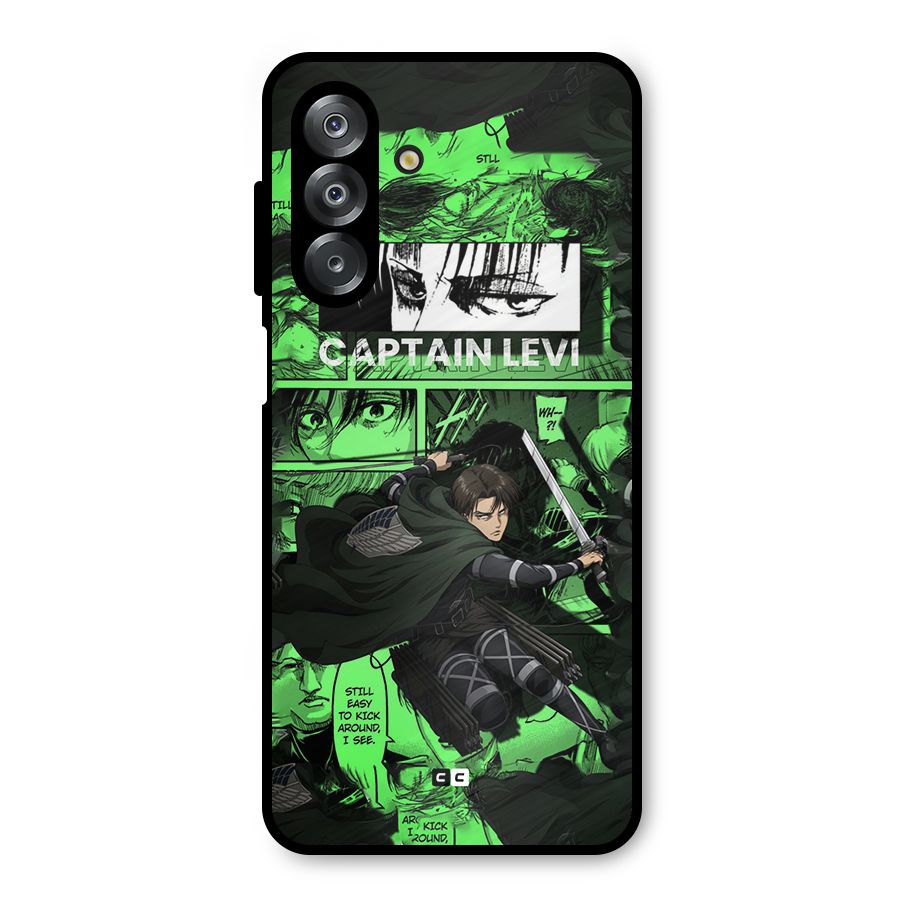 captain Levi Stance Metal Back Case for Galaxy A26