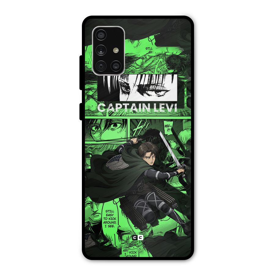 captain Levi Stance Metal Back Case for Galaxy A71