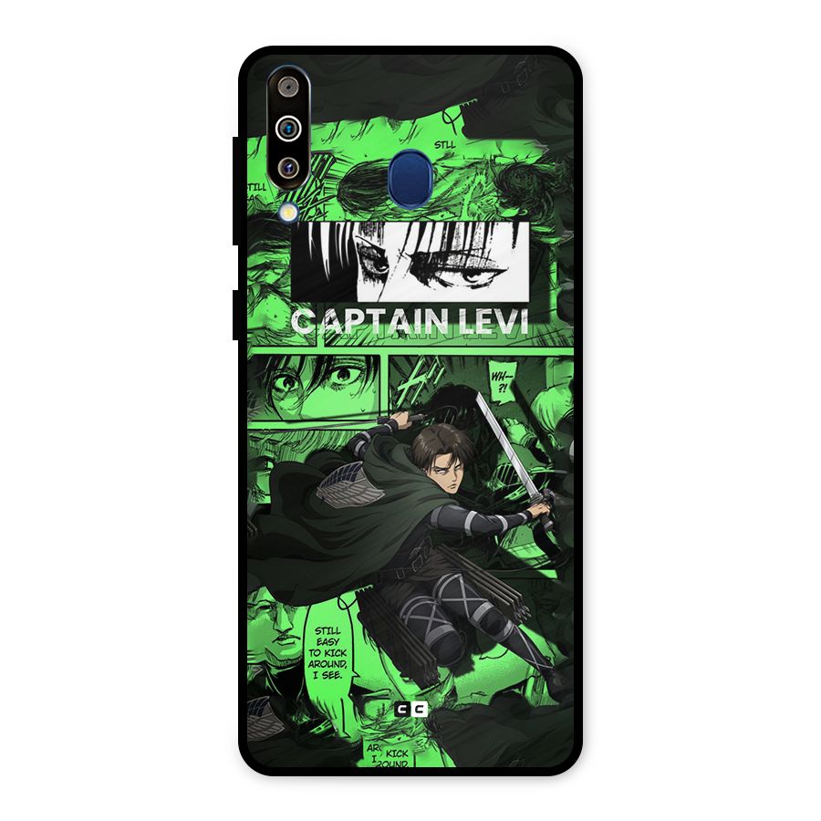 captain Levi Stance Metal Back Case for Galaxy M30