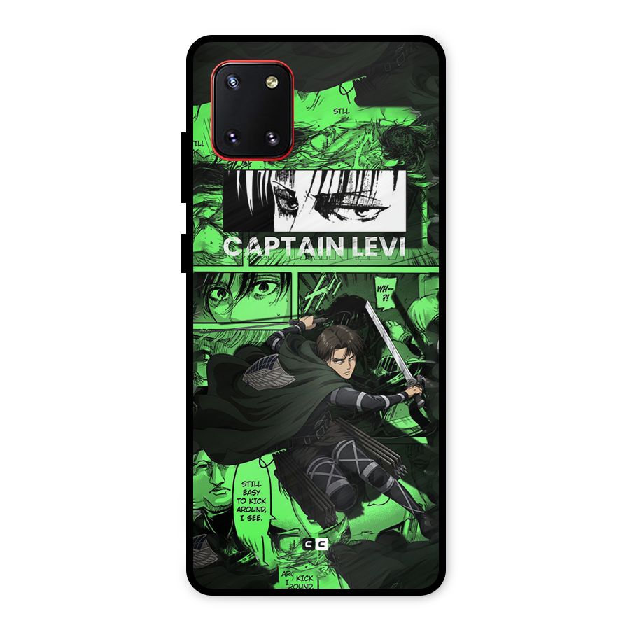 captain Levi Stance Metal Back Case for Galaxy Note 10 Lite