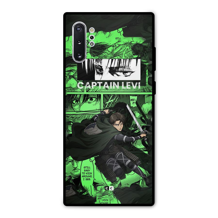 captain Levi Stance Metal Back Case for Galaxy Note 10 Plus