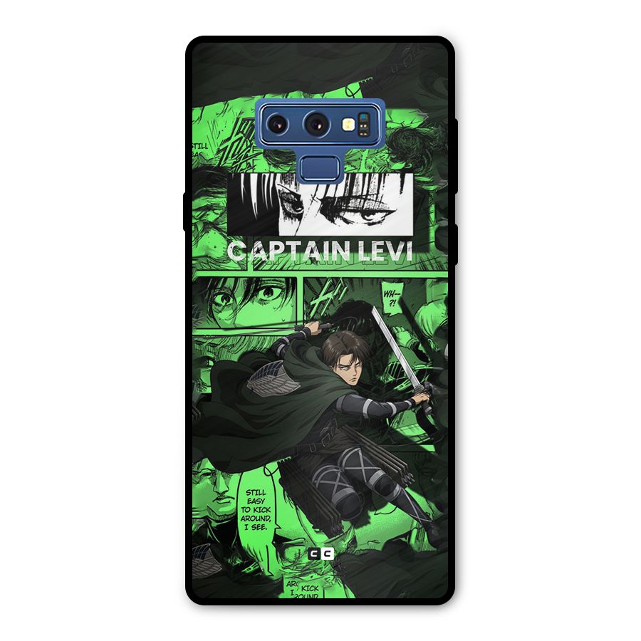 captain Levi Stance Metal Back Case for Galaxy Note 9