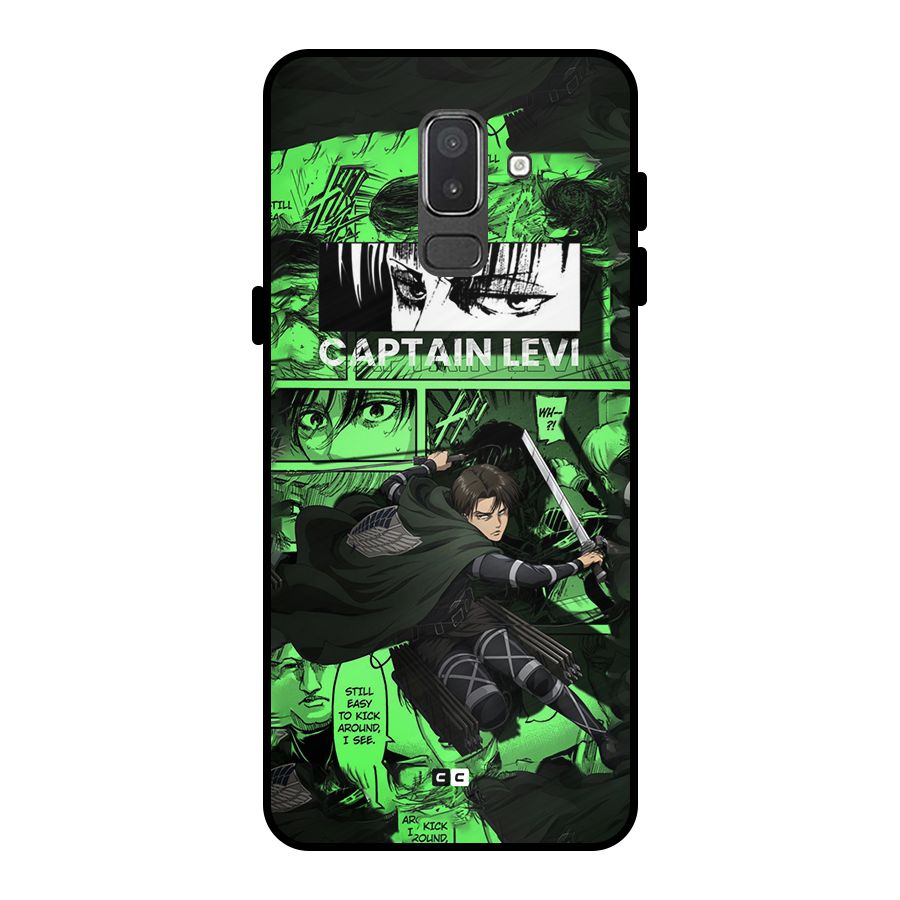 captain Levi Stance Metal Back Case for Galaxy On8 (2018)