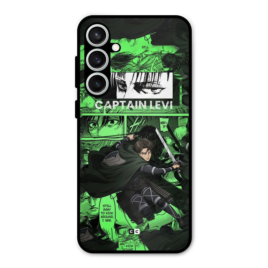 captain Levi Stance Metal Back Case for Galaxy S23 FE