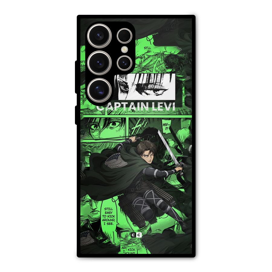 captain Levi Stance Metal Back Case for Galaxy S24 Ultra