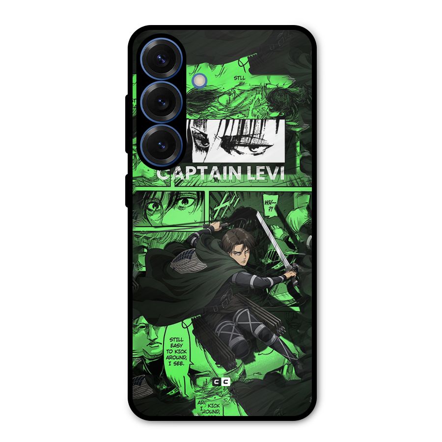 captain Levi Stance Metal Back Case for Galaxy S25