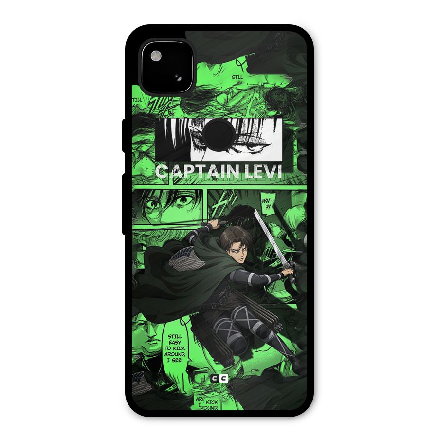 captain Levi Stance Metal Back Case for Google Pixel 4a