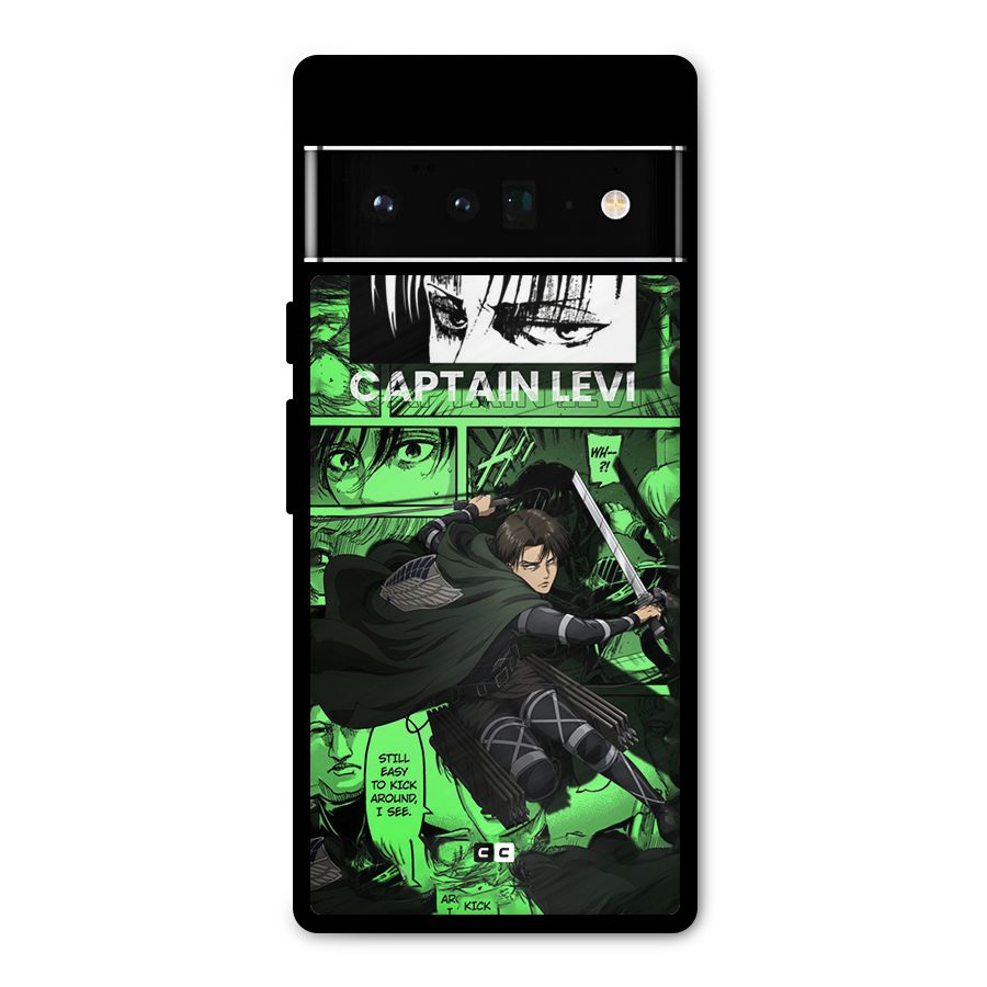 captain Levi Stance Metal Back Case for Google Pixel 6 Pro