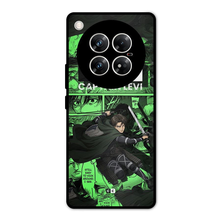 captain Levi Stance Metal Back Case for Infinix Zero 40 5G