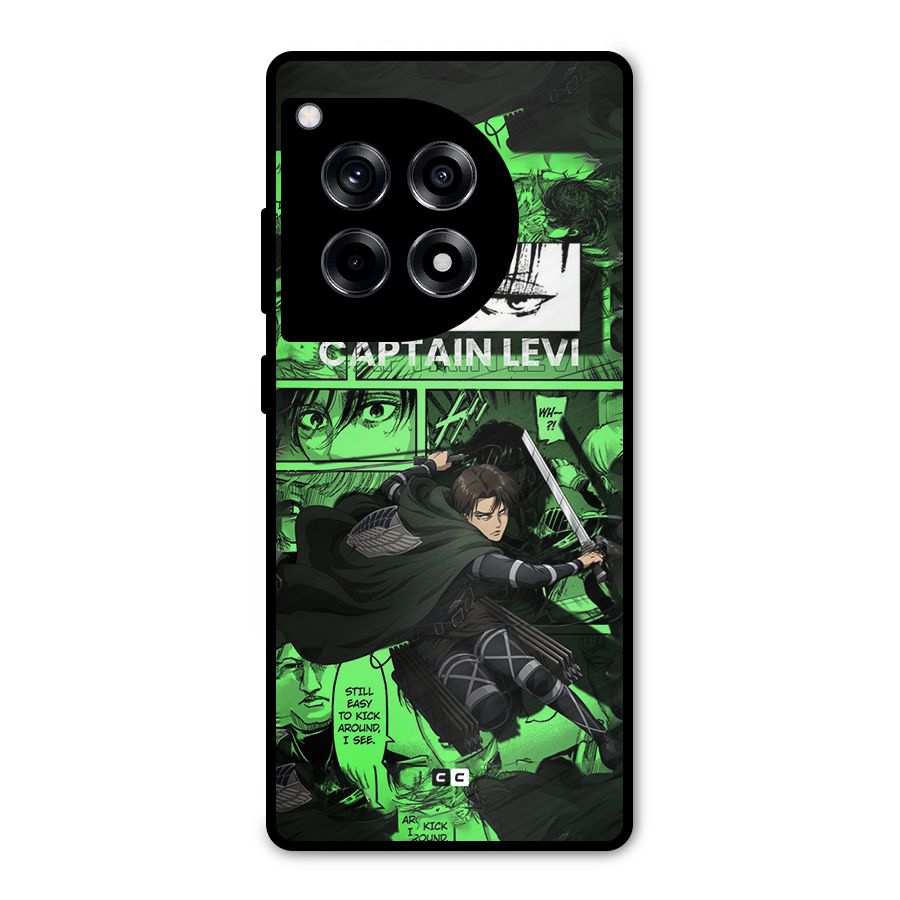 captain Levi Stance Metal Back Case for OnePlus 12R
