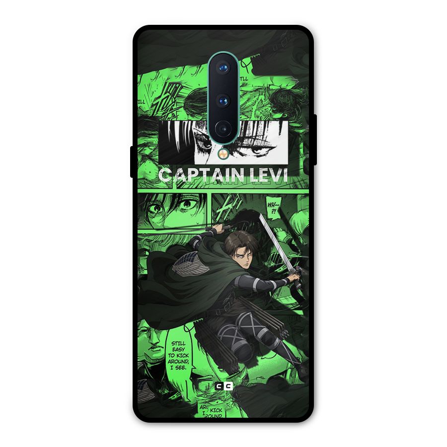 captain Levi Stance Metal Back Case for OnePlus 8