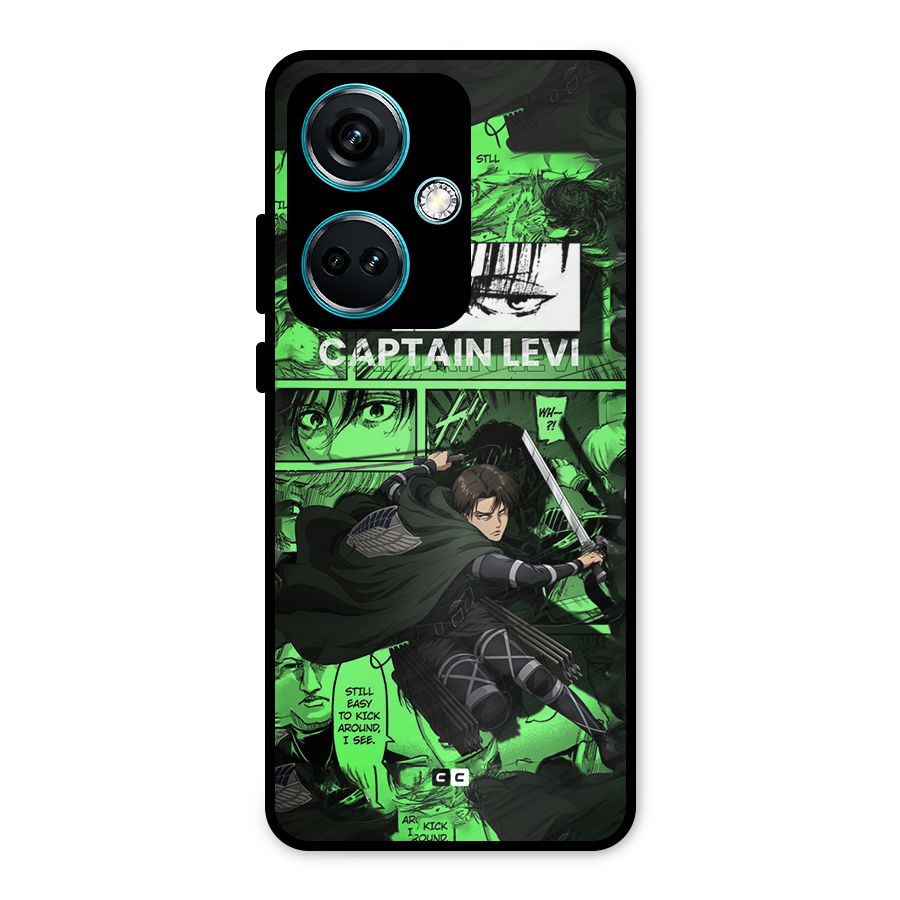 captain Levi Stance Metal Back Case for OnePlus Nord CE 3 5G