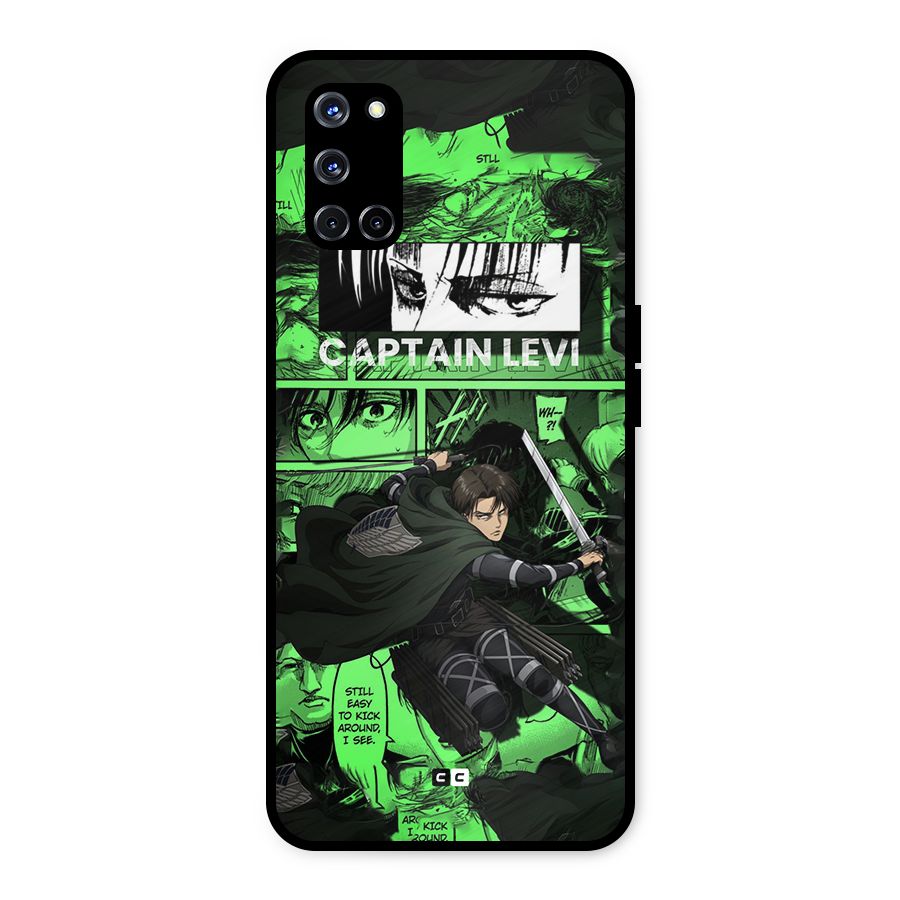 captain Levi Stance Metal Back Case for Oppo A52