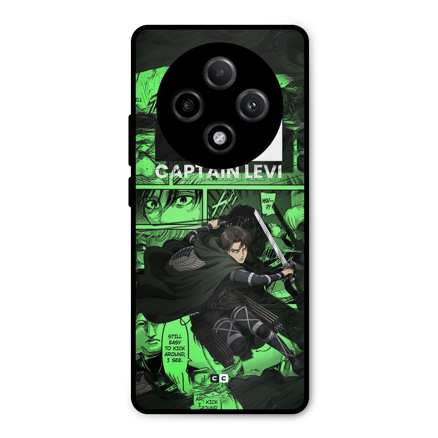 captain Levi Stance Metal Back Case for Oppo F27 Pro Plus