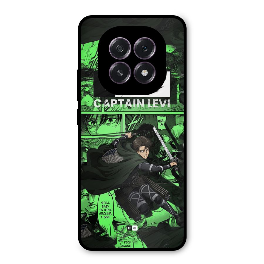 captain Levi Stance Metal Back Case for Oppo F29