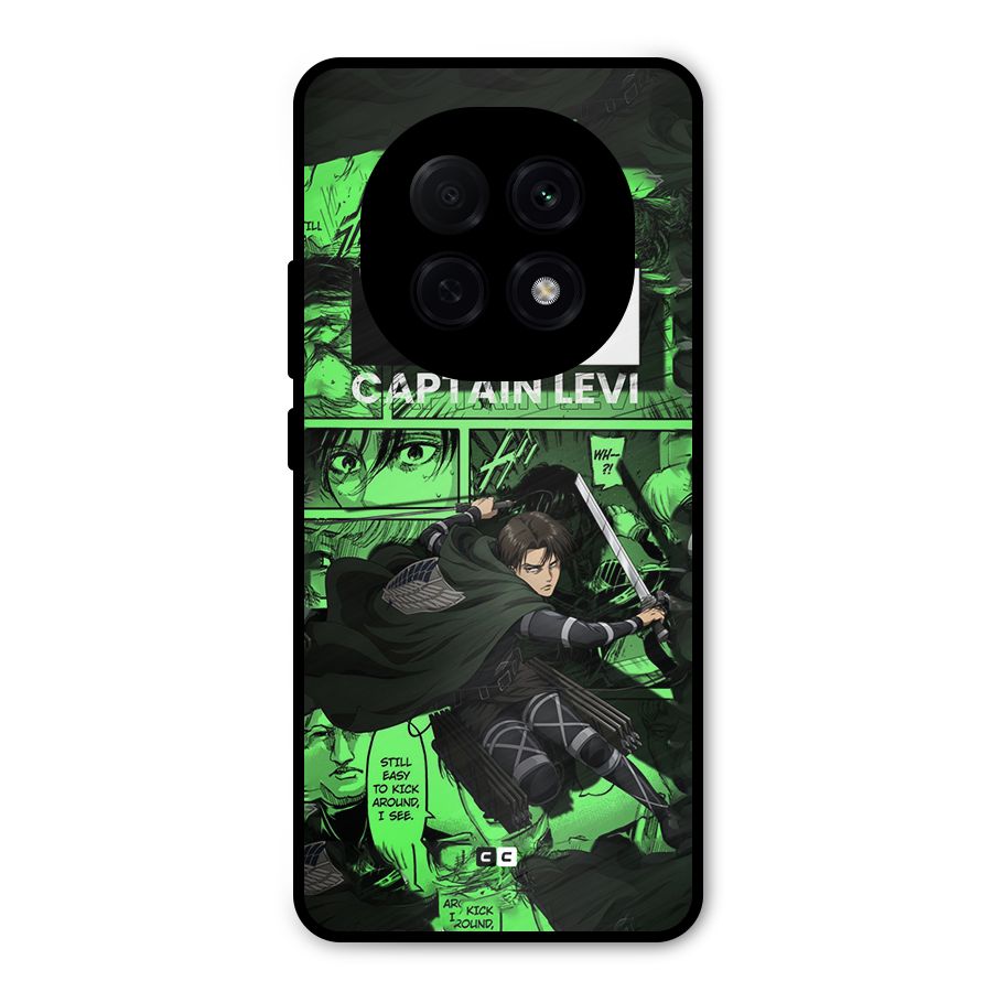 captain Levi Stance Metal Back Case for Oppo F29 Pro
