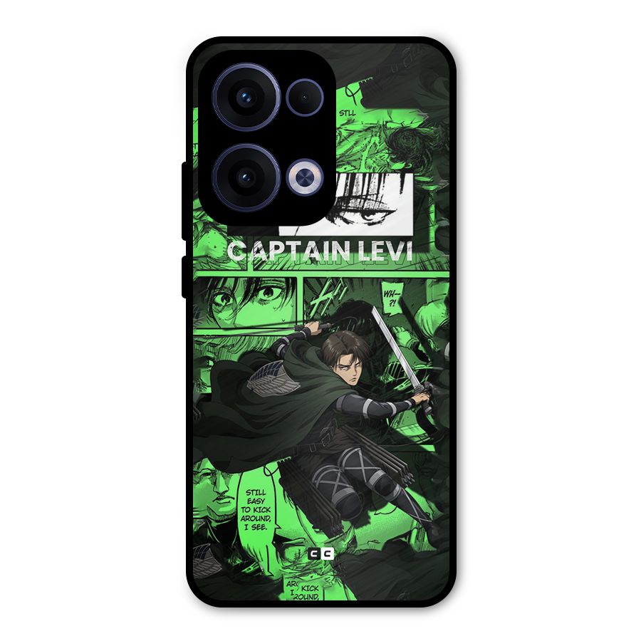 captain Levi Stance Metal Back Case for Oppo Reno13