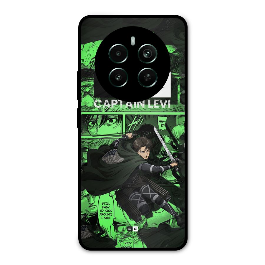 captain Levi Stance Metal Back Case for Realme 12 Pro Plus