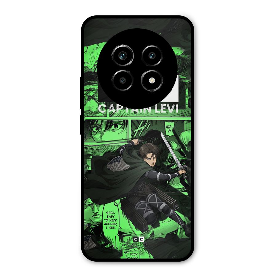 captain Levi Stance Metal Back Case for Realme 13 Pro