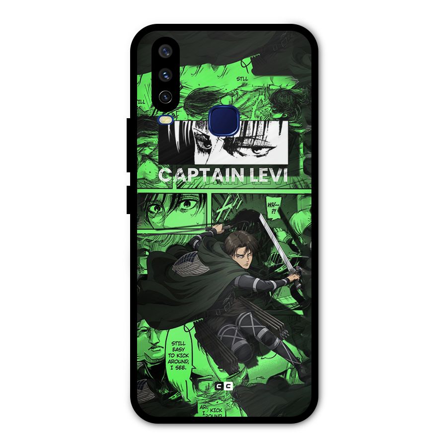 captain Levi Stance Metal Back Case for Vivo V17