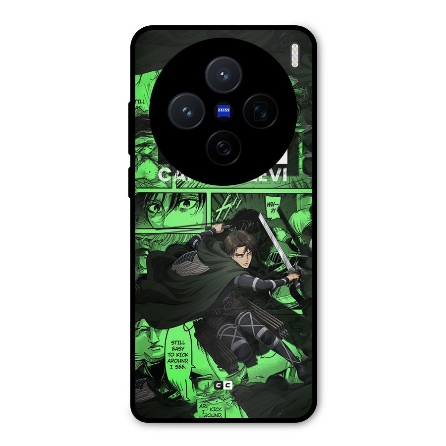 captain Levi Stance Metal Back Case for Vivo X200