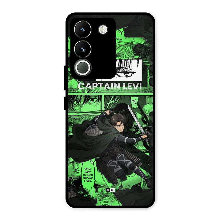 captain Levi Stance Metal Back Case for Vivo Y200