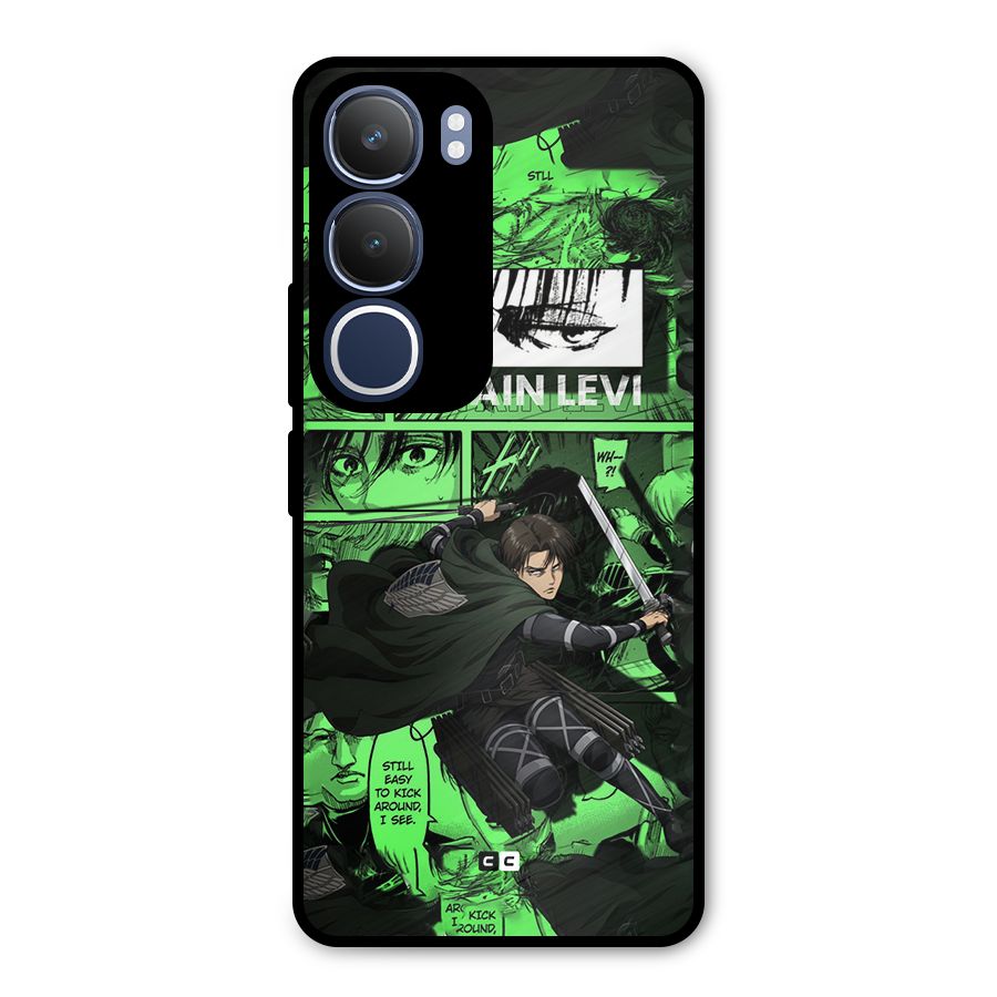 captain Levi Stance Metal Back Case for Vivo Y29