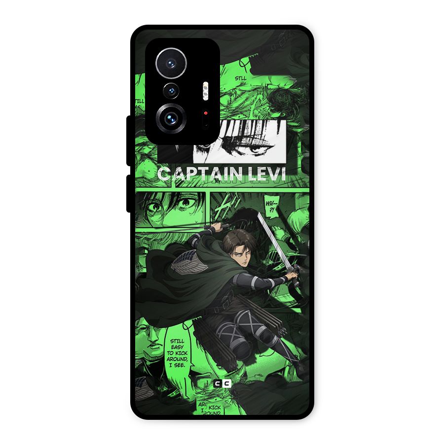 captain Levi Stance Metal Back Case for Xiaomi 11T Pro