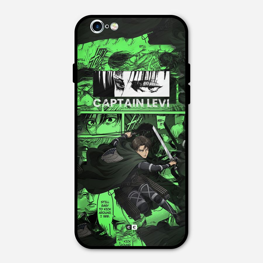 captain Levi Stance Metal Back Case for iPhone 6 6s