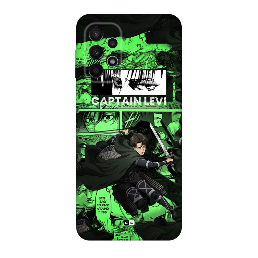 captain Levi Stance Original Polycarbonate Back Case for Galaxy A23
