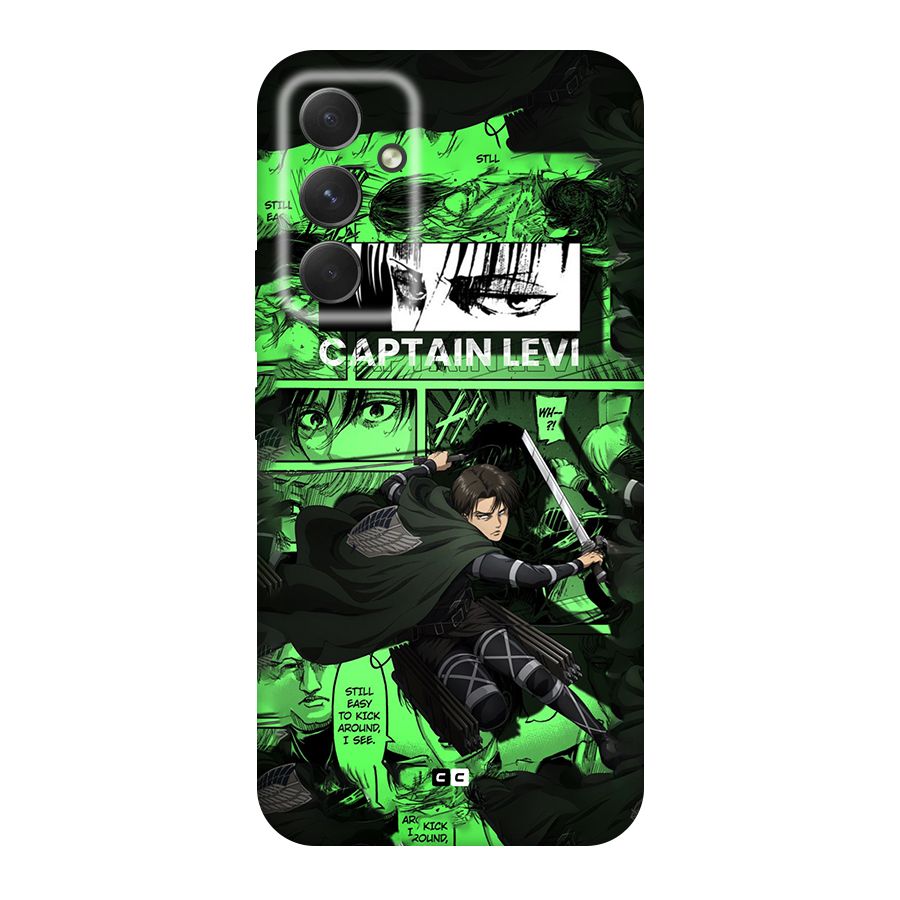 captain Levi Stance Original Polycarbonate Back Case for Galaxy A54