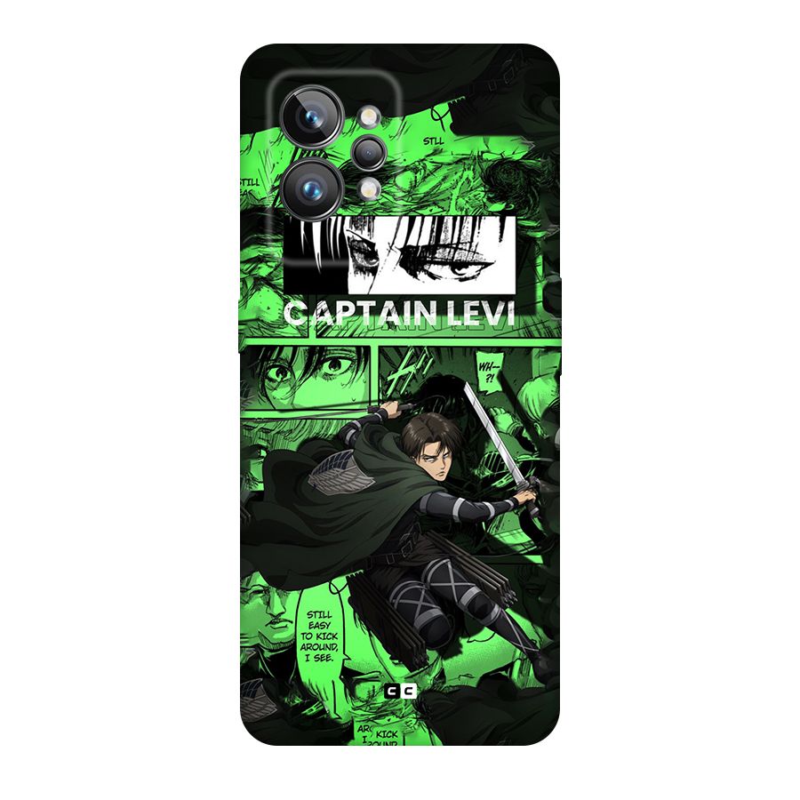 captain Levi Stance Original Polycarbonate Back Case for Realme GT2 Pro
