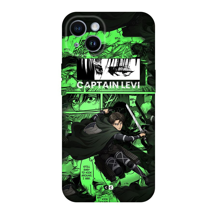 captain Levi Stance Original Polycarbonate Back Case for iPhone 14