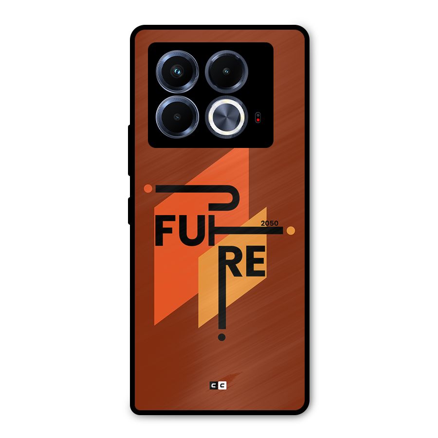 illustrative Future Metal Back Case for Infinix Note 40 5G